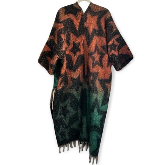 Star Patterned Long Cardigan - Picture 3 of 3